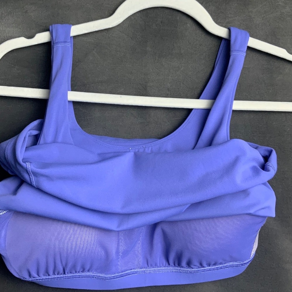 Lululemon Align Tank Top 8 Purple Nulu Cropped Yoga Gym Built-in Shelf Bra - Picture 5 of 6